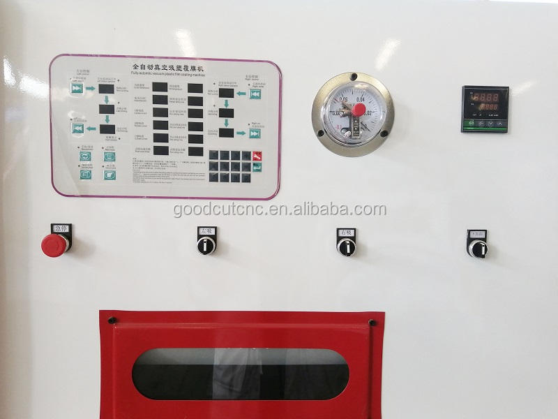 Profession GoodCut Embossing Vacuum for Steam Press with PVC PE ABS PC Foil