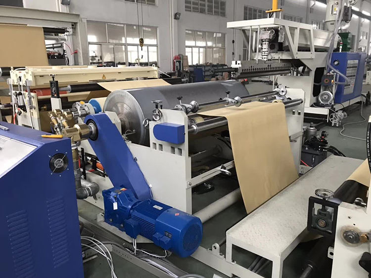 High Speed Single Side Aluminum Foil Film Paper Pe Extrusion Coating Laminating Machine