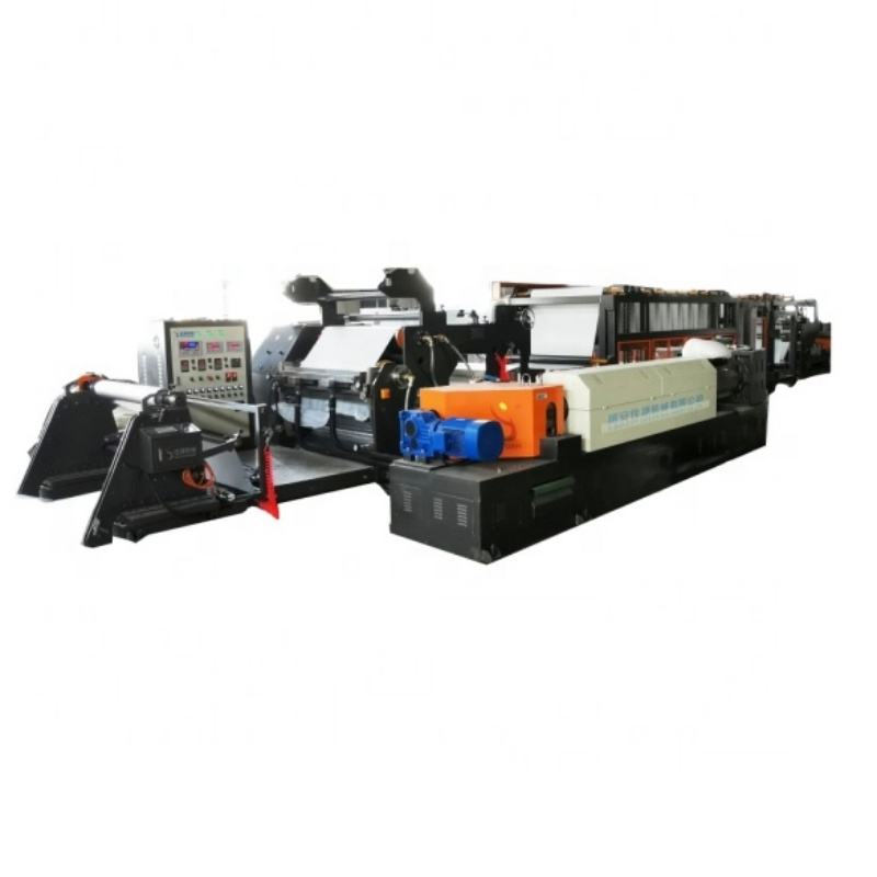 Full Automatic Melt Glue Adhesive Tape Extrusion Coating and Laminating Machine for PE/PA Butyl Rubber Strips Tape