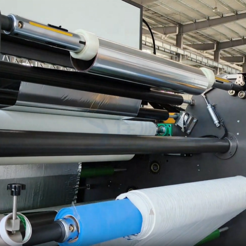 Full Automatic Melt Glue Adhesive Tape Extrusion Coating and Laminating Machine for PE/PA Butyl Rubber Strips Tape