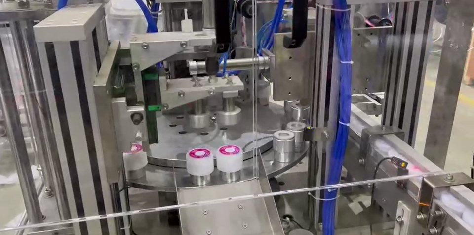 Automatic 19L 5 Gallon Water Bottle Lid Closure Cap Sealing Labeling Machine