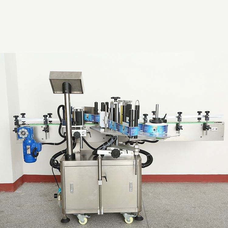 Automatic Adhesive Sticker Paint Can Bucket Pail Labeling Machine 5L 10L 15L 20L