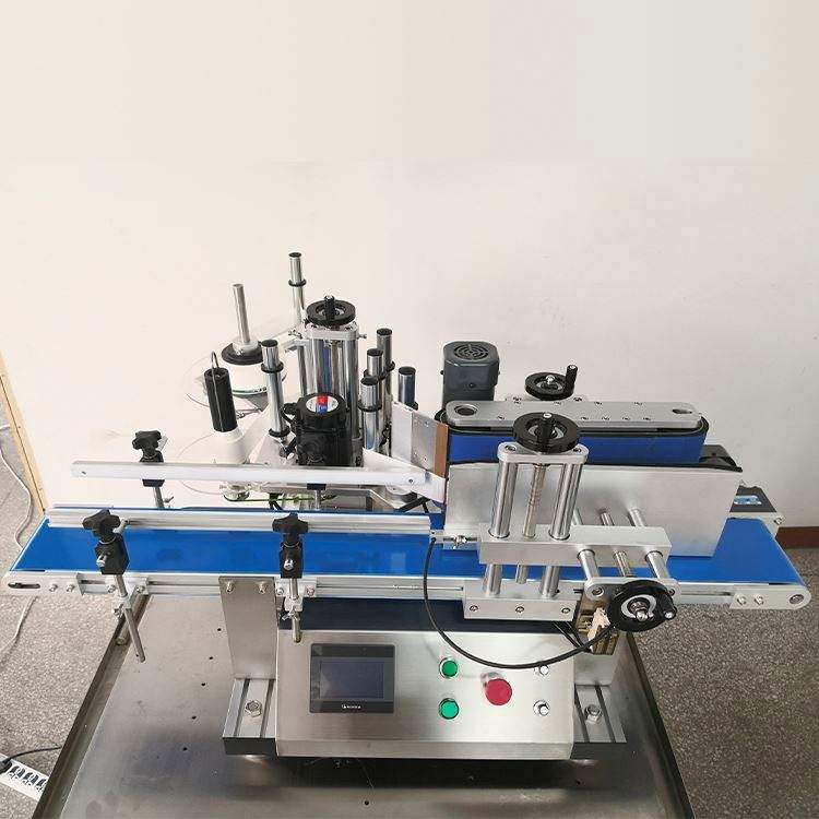 Automatic Adhesive Sticker Paint Can Bucket Pail Labeling Machine 5L 10L 15L 20L