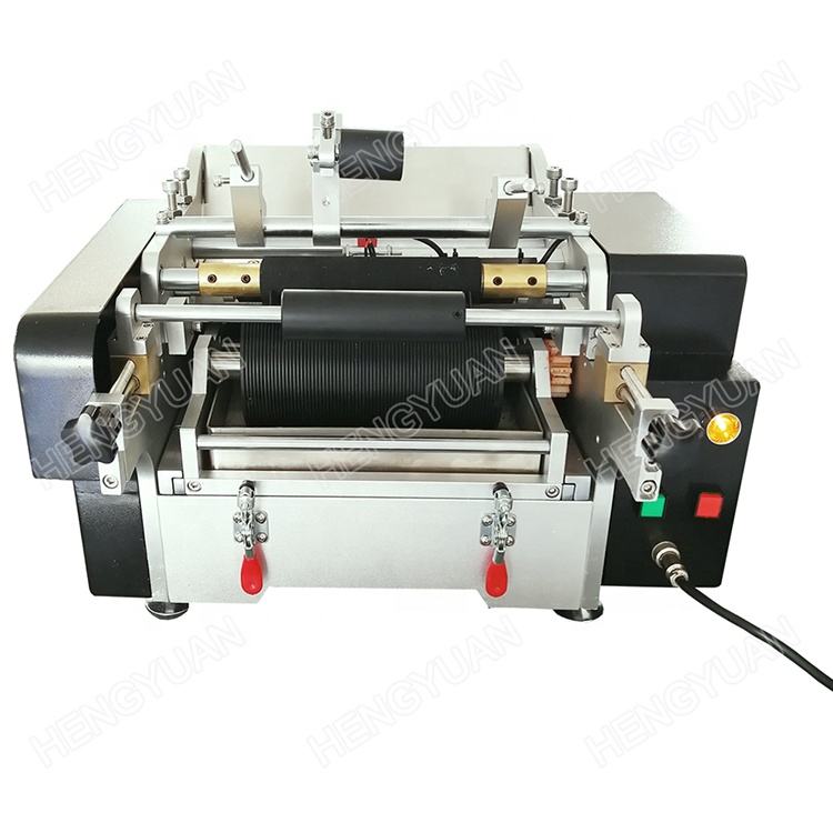 Semi-automatic Cold Wet Glue Paper Round Medical Alcohol Bottle Labeling Machine