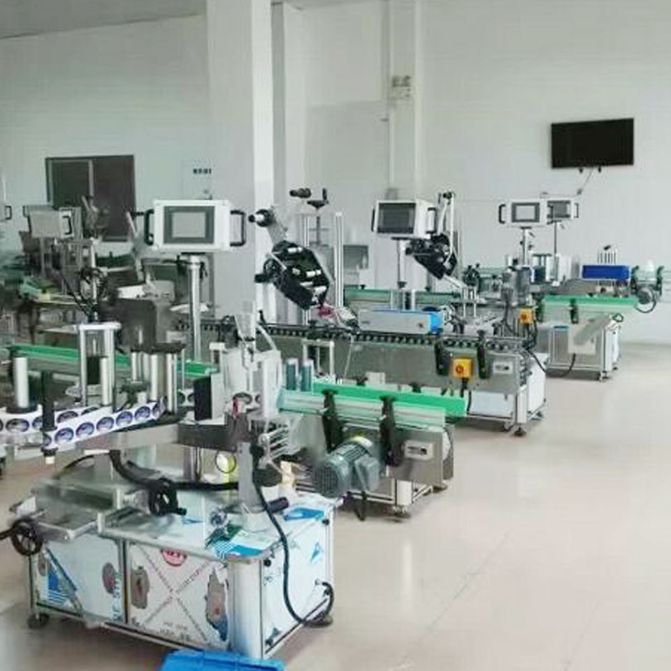 Automatic Bottle Adhesive Sticker Vertical Type Labeling Machine Packing Round or square Bottle