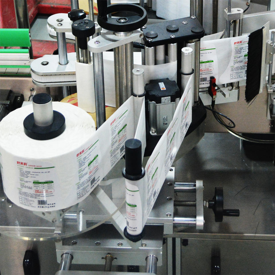 Automatic Bottle Adhesive Sticker Vertical Type Labeling Machine Packing Round or square Bottle