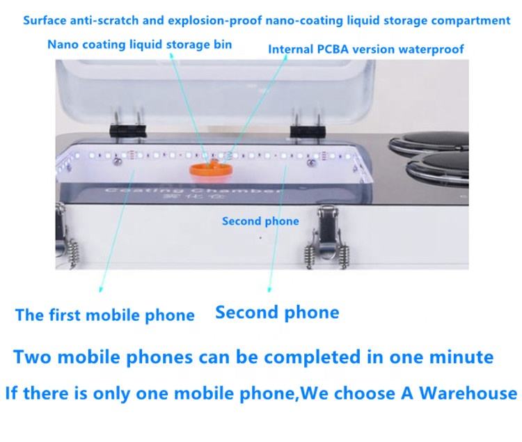 Top Mobile Phone Waterproof Machine Nano Water Repellent Vacuum Spray Coating Waterproof Machine for Smart Phone