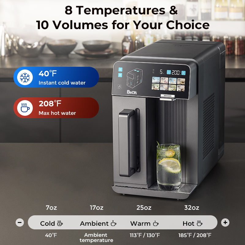 Installation Free Digital Screen Countertop Water Purifier for Home Dispenser