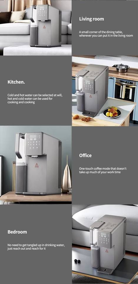 2025 Latest Strontium Rich Mineral Water Desktop 5-stage RO Water Purifier With TDS Detection Function