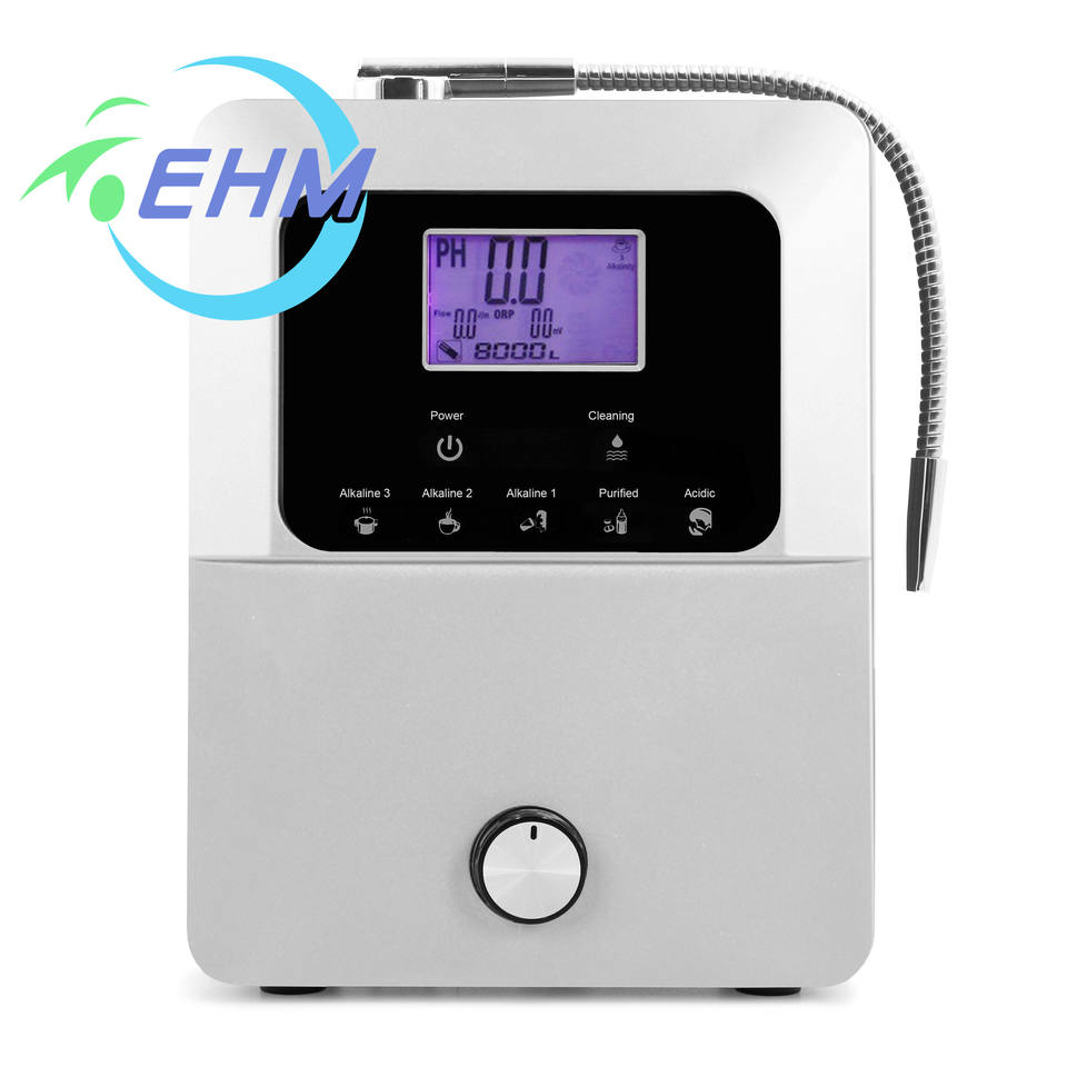 Alkaline Water Ionizer 11 Plates Touch Control Panel Hydrogen Water Generating Machine OEM Water Ionizer Purifier