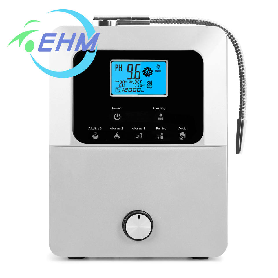Alkaline Water Ionizer 11 Plates Touch Control Panel Hydrogen Water Generating Machine OEM Water Ionizer Purifier