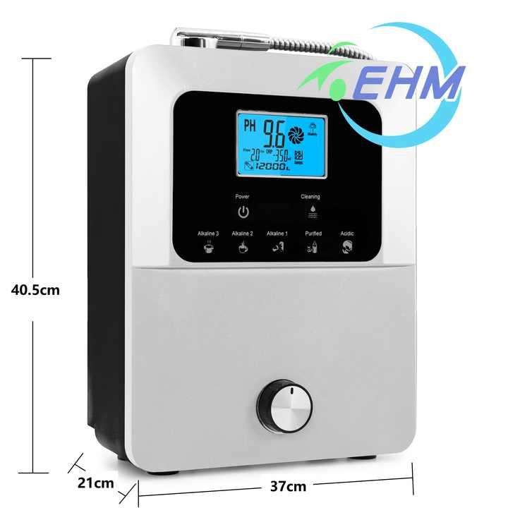Alkaline Water Ionizer 11 Plates Touch Control Panel Hydrogen Water Generating Machine OEM Water Ionizer Purifier