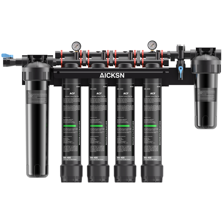 Aicksn 40LPM Large Flow Filtration System Water Treatment Plant Commercial Water Purifier for Business Industrial
