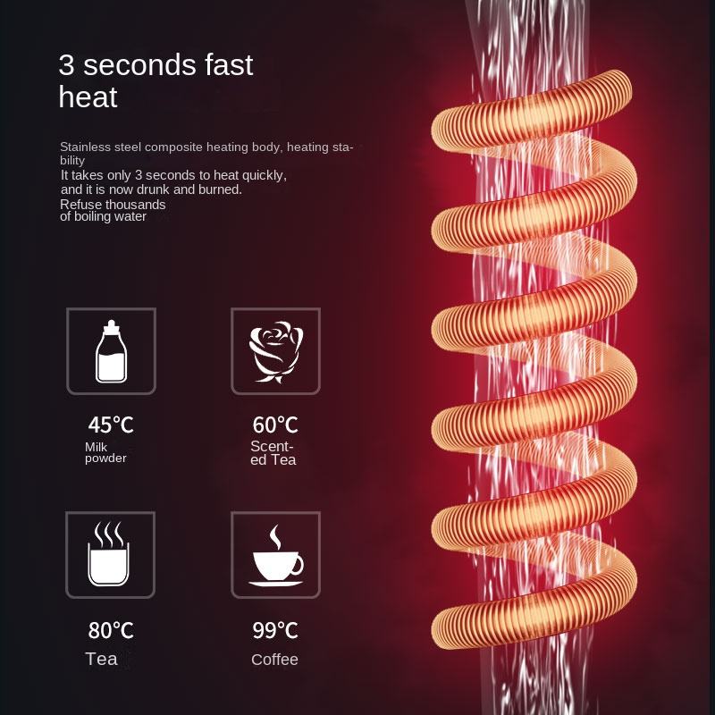 High Wall-Mounted Domestic RO Water Purifier with Cold Filtration and Instant Heat Integrator for Household Use