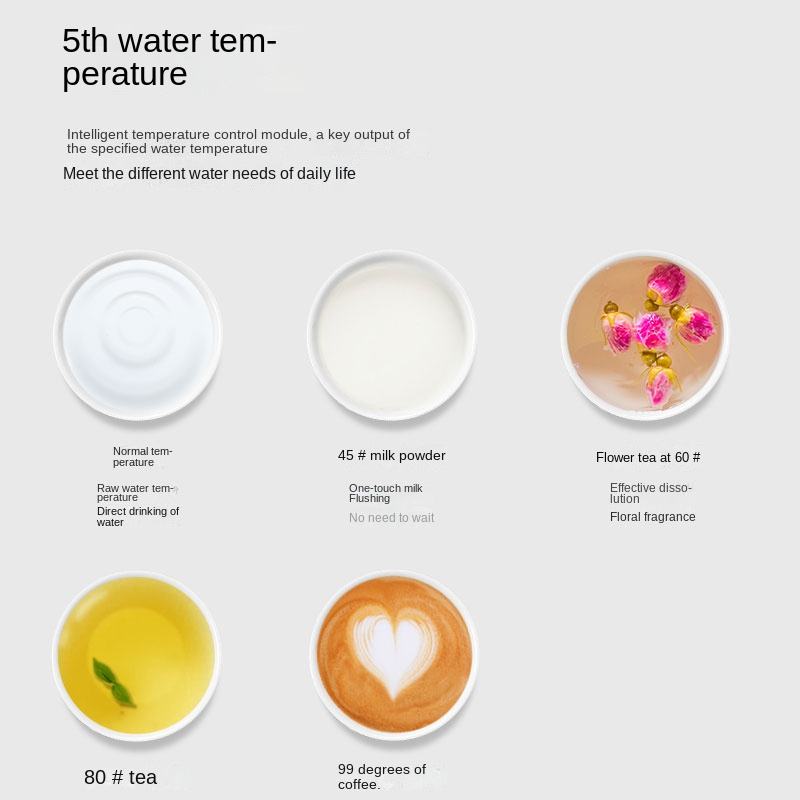 High Wall-Mounted Domestic RO Water Purifier with Cold Filtration and Instant Heat Integrator for Household Use