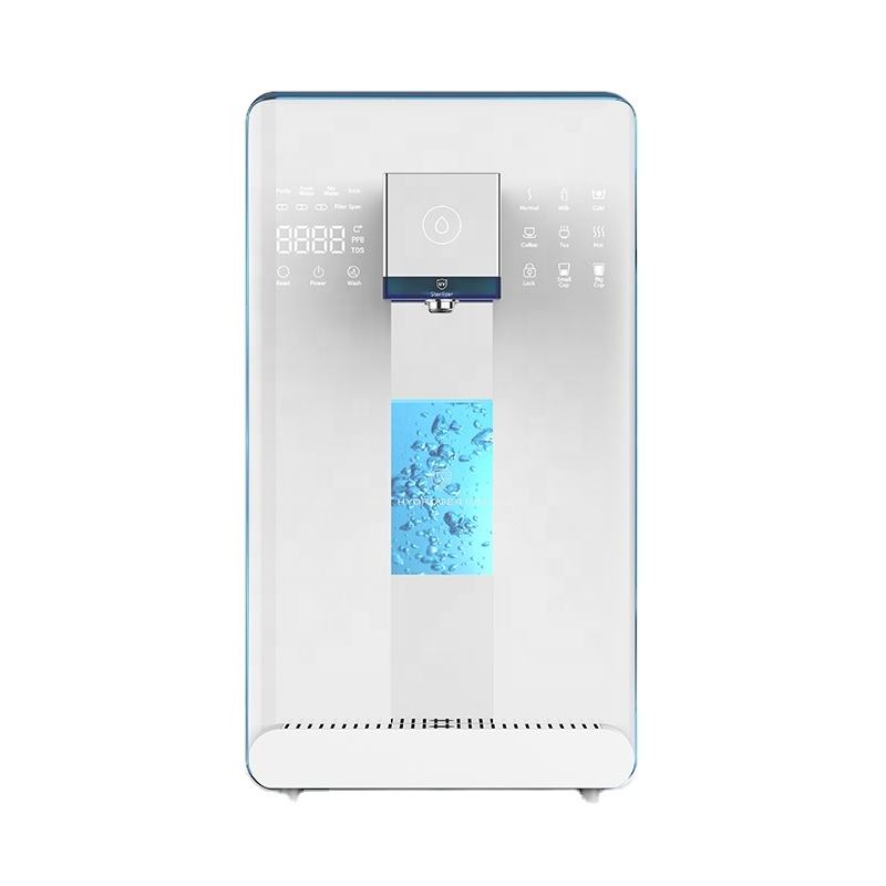 3 Stage Household Hotel Use Tabletop Reverse Osmosis Hydrogen Water Purifier with Heating Cooling Dispenser