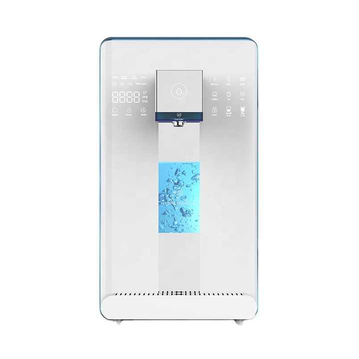 3 Stage Household Hotel Use Tabletop Reverse Osmosis Hydrogen Water Purifier with Heating Cooling Dispenser