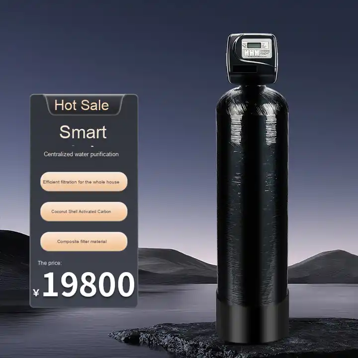 German Luoensi LES-M8001 Intelligent Electric Whole House Central Water Purifier 2000L/H Flow Rate Activated Carbon KDF Filter