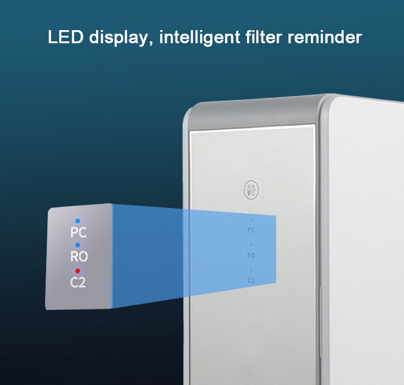 QR05 RO Tankless Water Purifier Under Sink Double Water Way 4 Stage Water Purifier