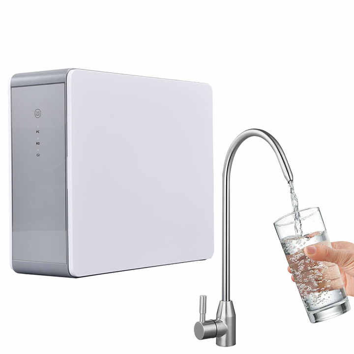 QR05 RO Tankless Water Purifier Under Sink Double Water Way 4 Stage Water Purifier