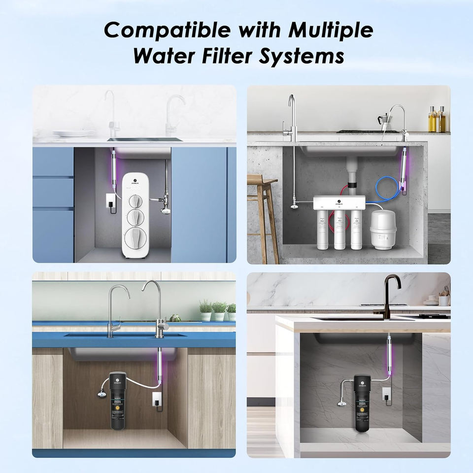 30LPM UV LED Water Purifier with UVC for House Hotel Apartment 12V 24V Power Source for Daily Life Water Purification