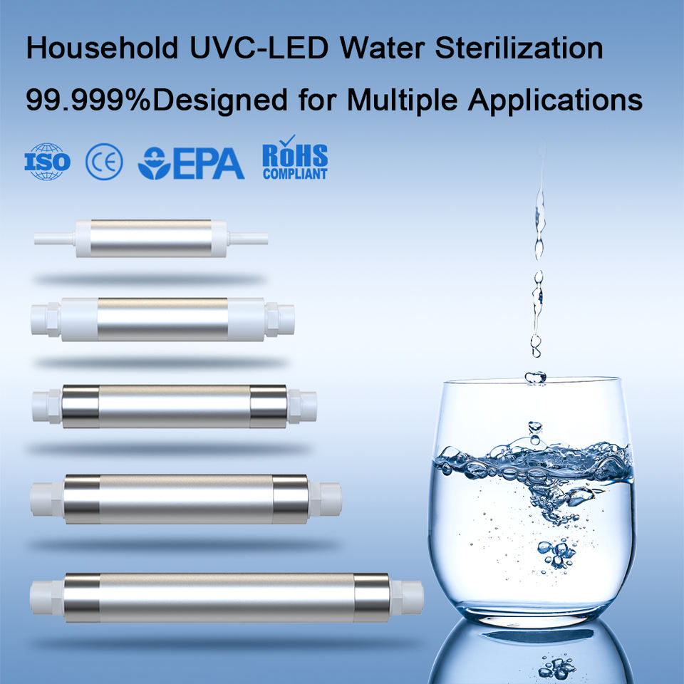 30LPM UV LED Water Purifier with UVC for House Hotel Apartment 12V 24V Power Source for Daily Life Water Purification