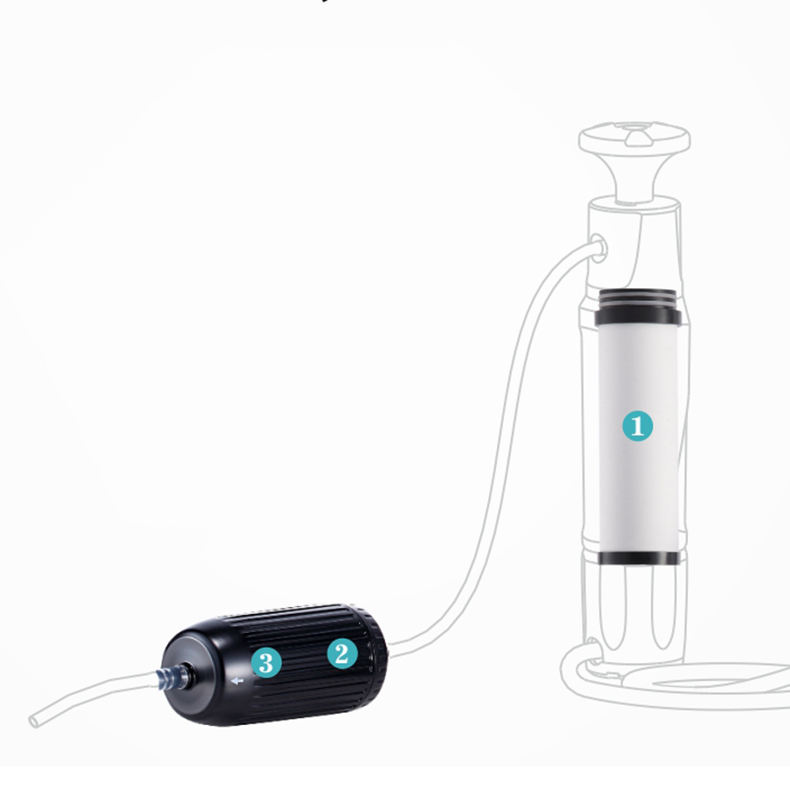 Portable Outdoor Survival Camping Hiking Water Filter Pump Manual Ceramic Water Filter Sports Water Purifier