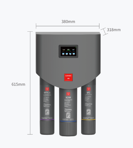 Electric Tabletop Water Purifier with Comprehensive Filtration System Reverse Osmosis Water Filter Softener Cleaning System