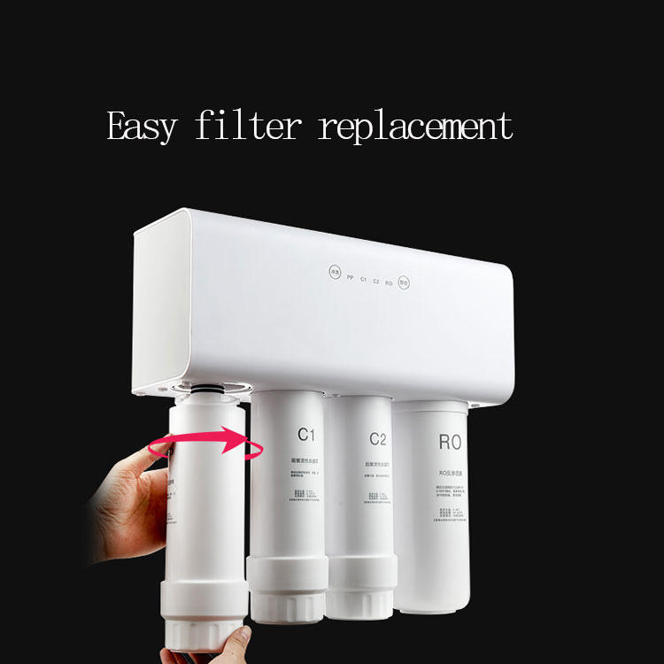 Tankless Undersink 400G 4 Stages Home Mini RO System Tap Reverse Osmosis Water Purifier