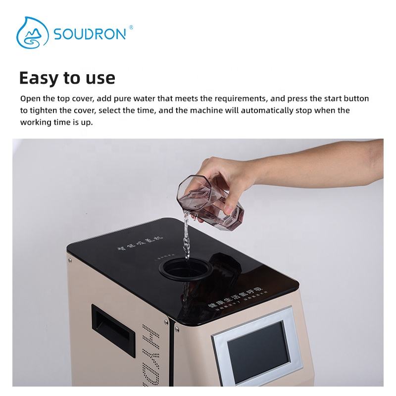 Water Filters USB Charging Hydrogen Water Maker Purifier 99.99% Hydrogen Generator 600ml/min Alkaline Water Machine