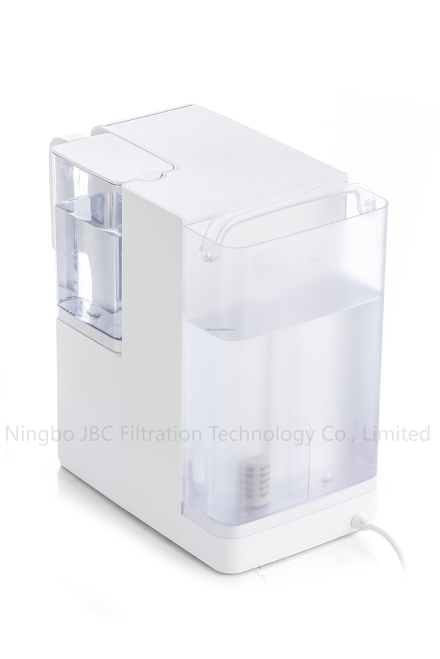 The Zero Installation Countertop Reverse Osmosis System Water Purifier Provides and Cold Water for Household Use.
