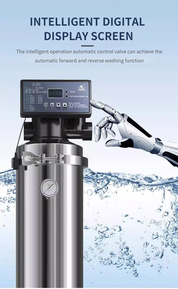 Malaysia Central Whole House Water Filter PVDF Membrane POE Water Purifier Outdoor Manual 304SS Drinking Water Purifier