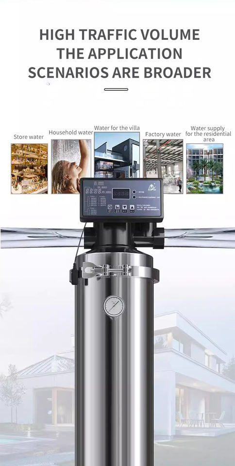 Malaysia Central Whole House Water Filter PVDF Membrane POE Water Purifier Outdoor Manual 304SS Drinking Water Purifier