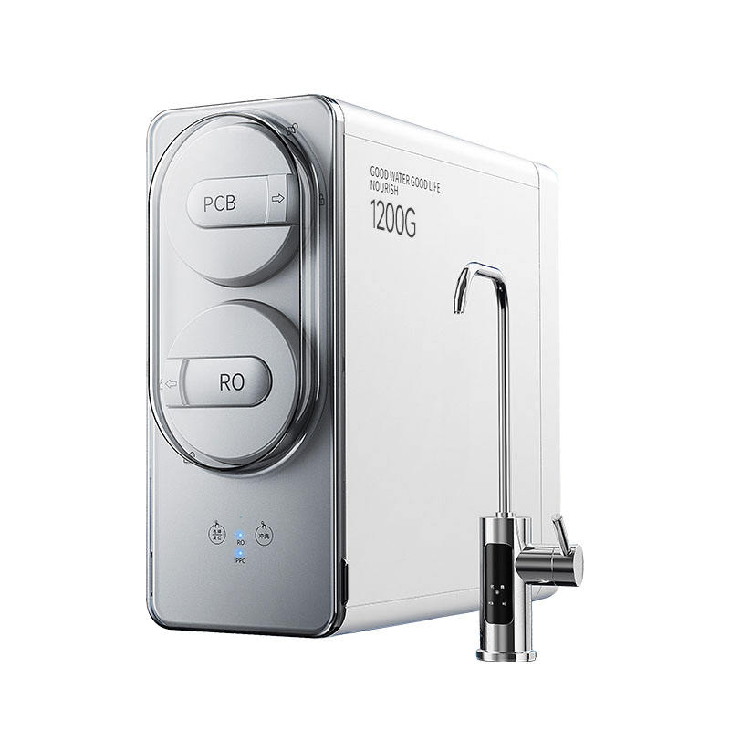 1200G Electric RO Water Purifier for Hotel Use Household Silent Plastic Tap Water Filtration Drinking Double Outlet