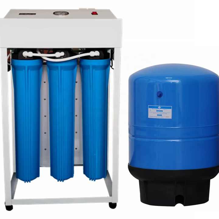 Commercial Reverse Osmosis Water Purifier 300/400g Large Flow Pure Water Treatment with RO Water Tank