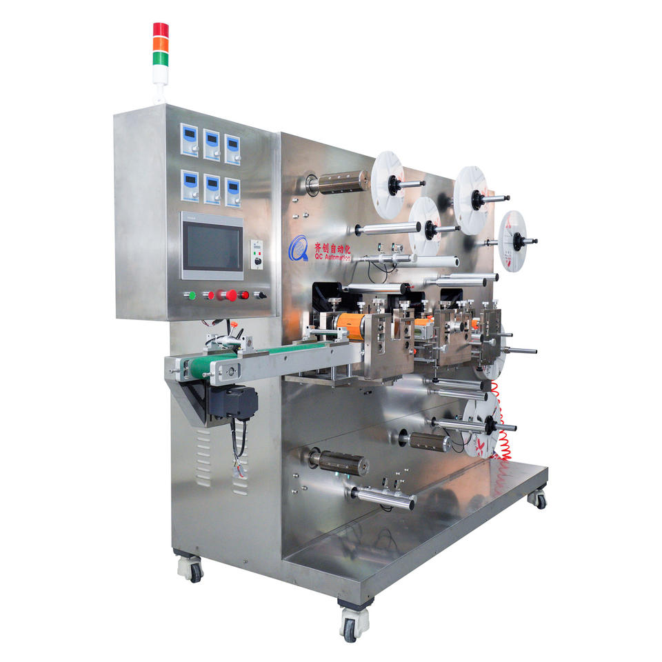 Automatic QC-120 High-Speed Slitting Machine for Medical Adhesive Plaster Band-Aid Electrically Driven for Plastic Film