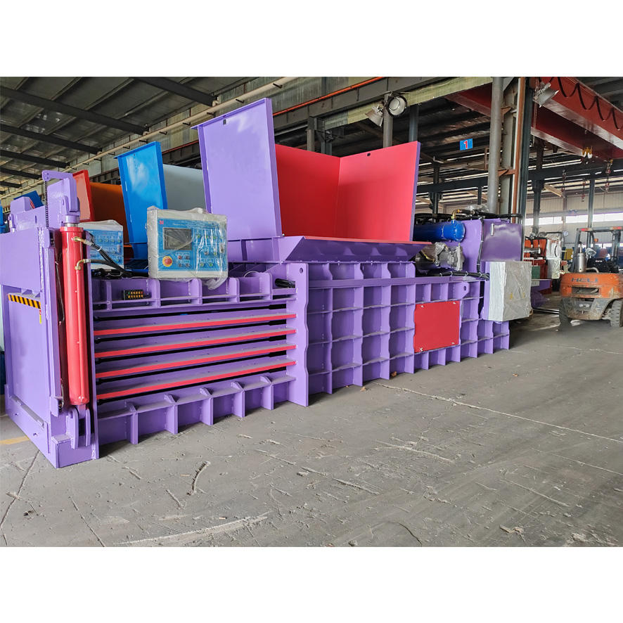 Full Auto Horizontal 120 Tons Old Metal Baling Press Hydraulic Press Baler Machine