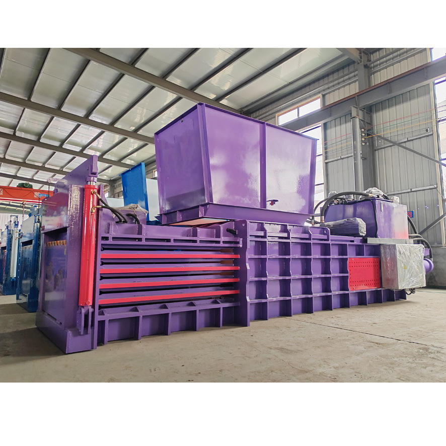 Full Auto Horizontal 120 Tons Old Metal Baling Press Hydraulic Press Baler Machine
