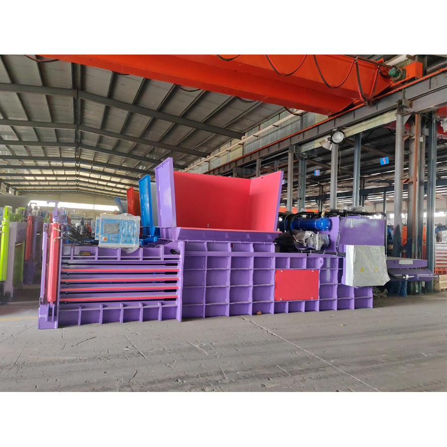 Full Auto Horizontal 120 Tons Old Metal Baling Press Hydraulic Press Baler Machine