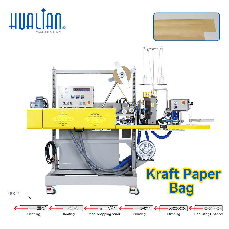 Hualian FBK-13DC Automatic Industrial Sealing Machine Continuous Bag Sewing Stitching Packing Machine for 25kg Heavy Bag