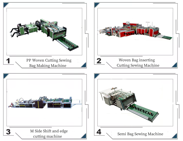 Automatic Intelligent Plastic Woven Bag Making Machine with Cutting Sewing & Collecting Functions for Plastic Bags