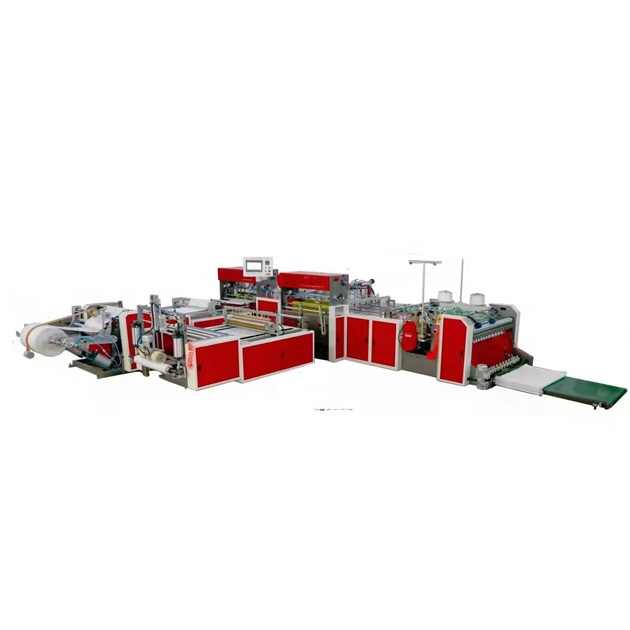 Automatic Intelligent Plastic Woven Bag Making Machine with Cutting Sewing & Collecting Functions for Plastic Bags