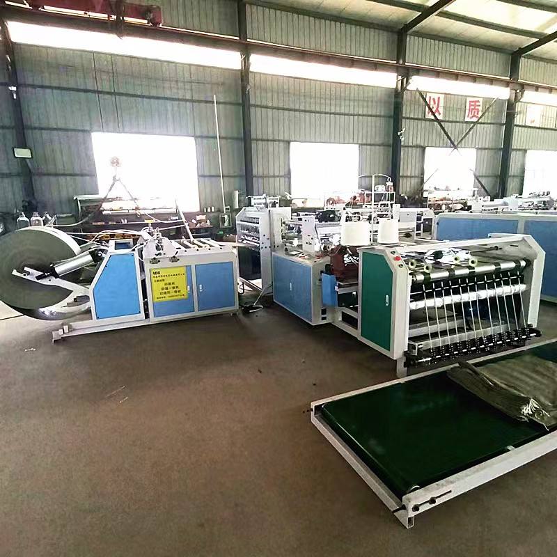 Automatic pp Woven Bag Cutting and Sewing Printing Machine Gunny Sack pp Woven Bag Making Machine