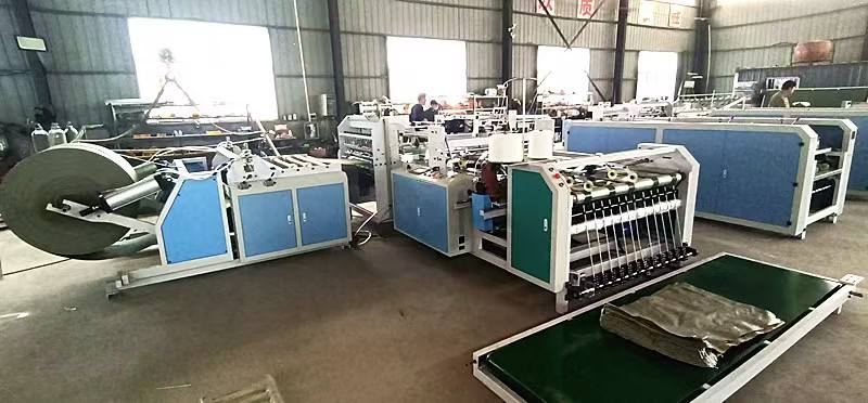 Automatic pp Woven Bag Cutting and Sewing Printing Machine Gunny Sack pp Woven Bag Making Machine