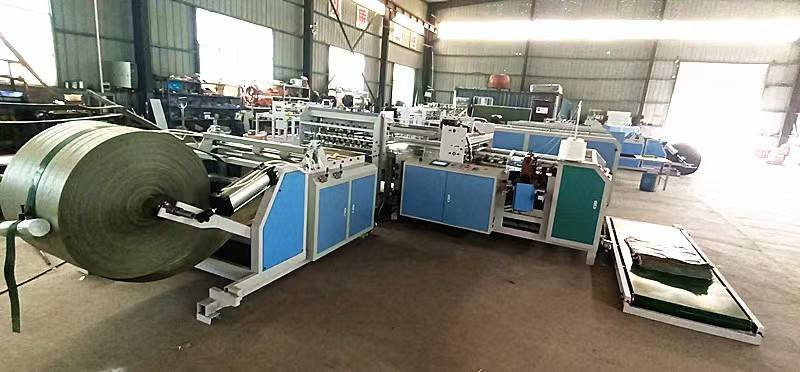Automatic pp Woven Bag Cutting and Sewing Printing Machine Gunny Sack pp Woven Bag Making Machine
