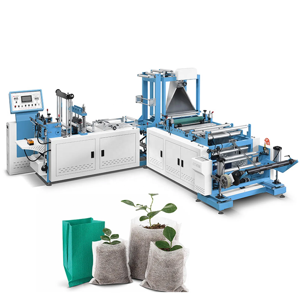 ZXL-350 Multifunction Special Sewing Heat Cutting Non Woven Fabric Tea Bag Seedling Bag Making Machine