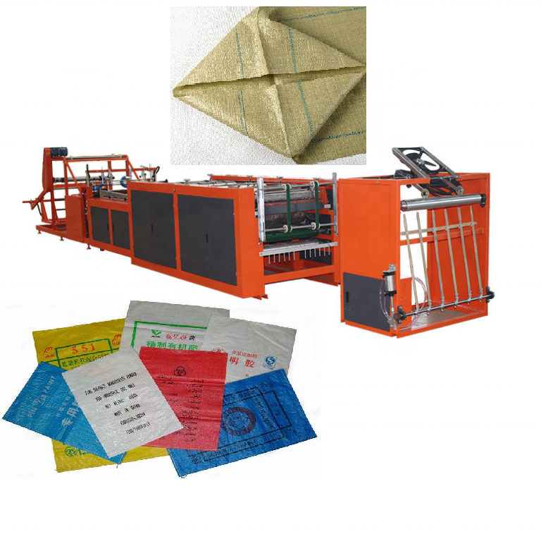 Automatic Plastic PP Rice Flour Woven Bag Cutting and Sealing Machine for Cement Sewing Machine