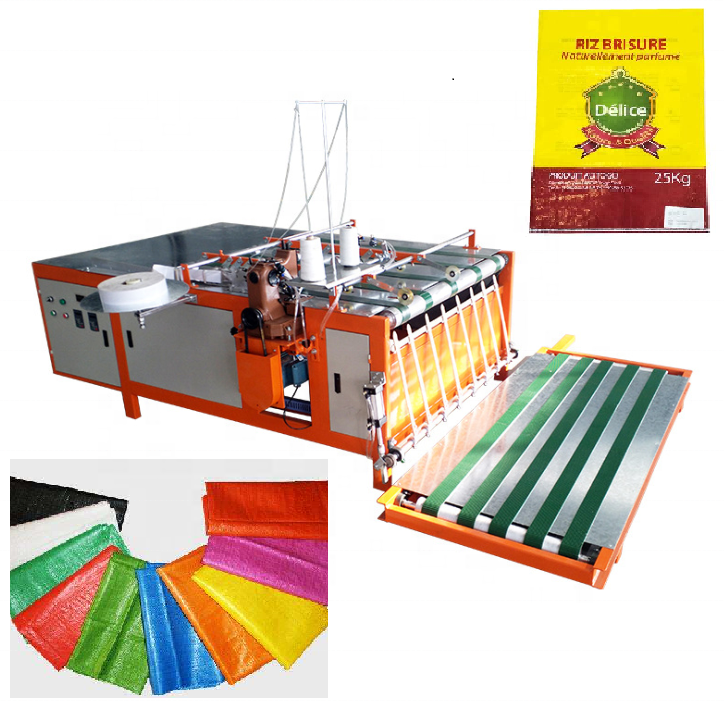 Automatic Plastic PP Rice Flour Woven Bag Cutting and Sealing Machine for Cement Sewing Machine