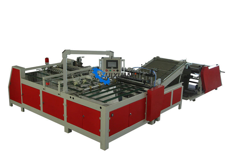 High Speed Auto Cutting & Sewing Machine for Woven Bag Sack Kraft Paper Cement Bag Maker Making Machine