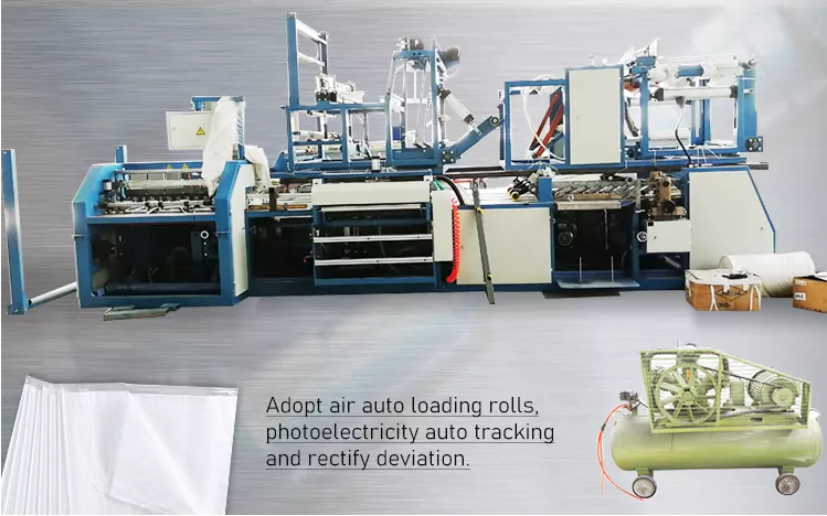 Hesheng 2022 PP Woven Bag Making Machine Polypropylene pp Laminated Woven Bag With Liner Bag Cutting and Sewing Machine